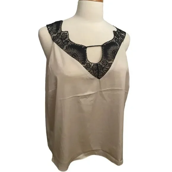 Dex Lace Trim Cami Women's Size 1X New With Tag - Picture 2 of 13